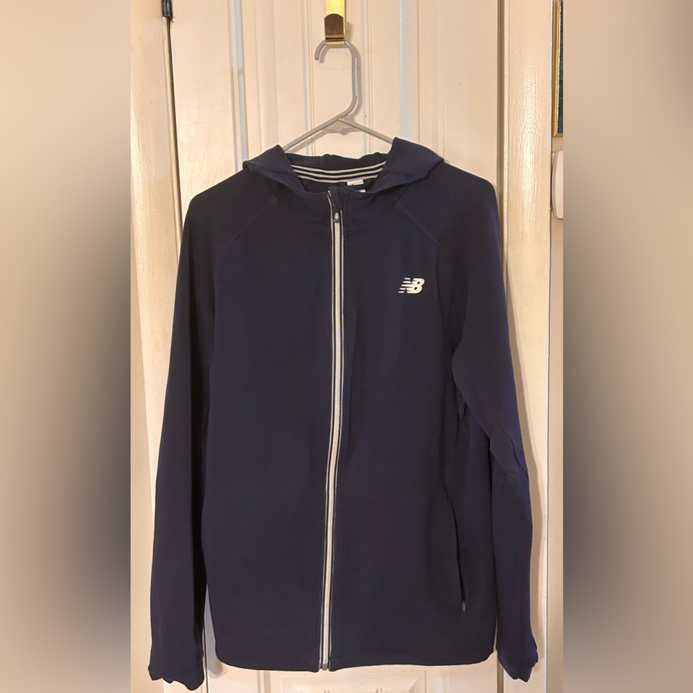 New Balance Blue Hoodie - Picture 1 of 2